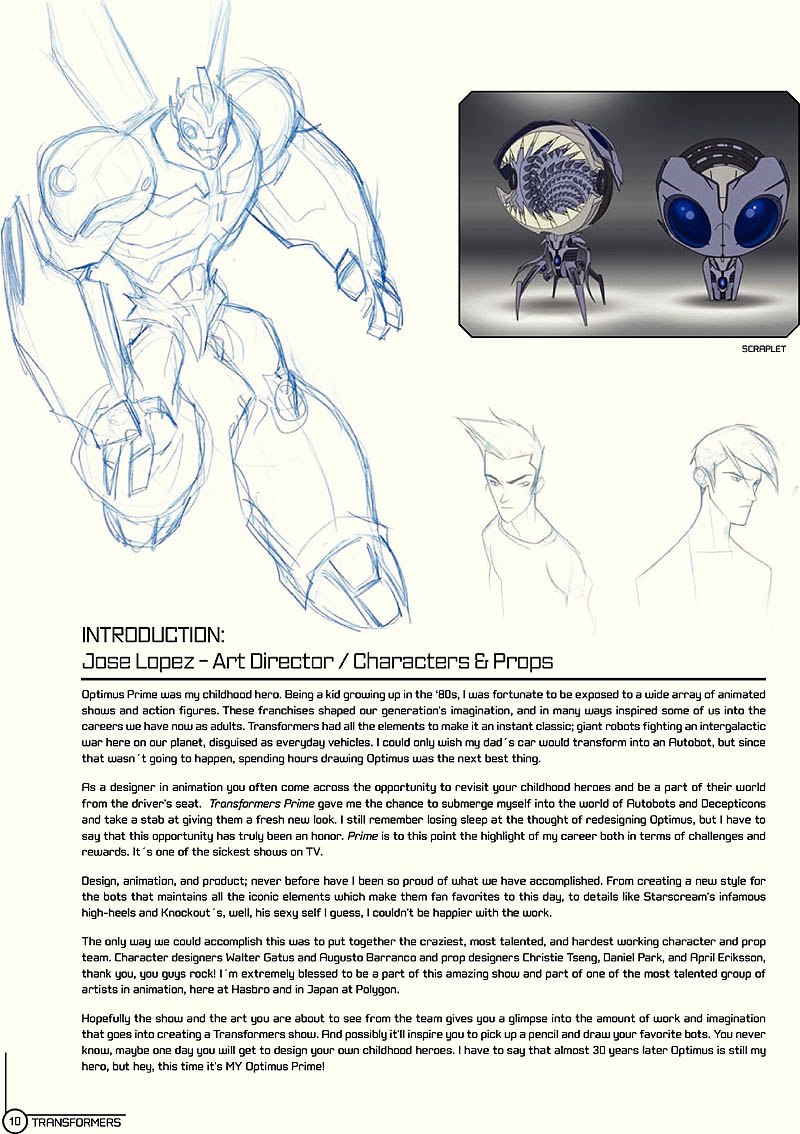 Transformers: Art of Prime Hardcover Book Preview - Explore the